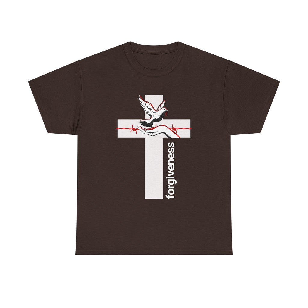 Forgiveness Cross T-Shirt — Dove & Rose Christian Faith Tee