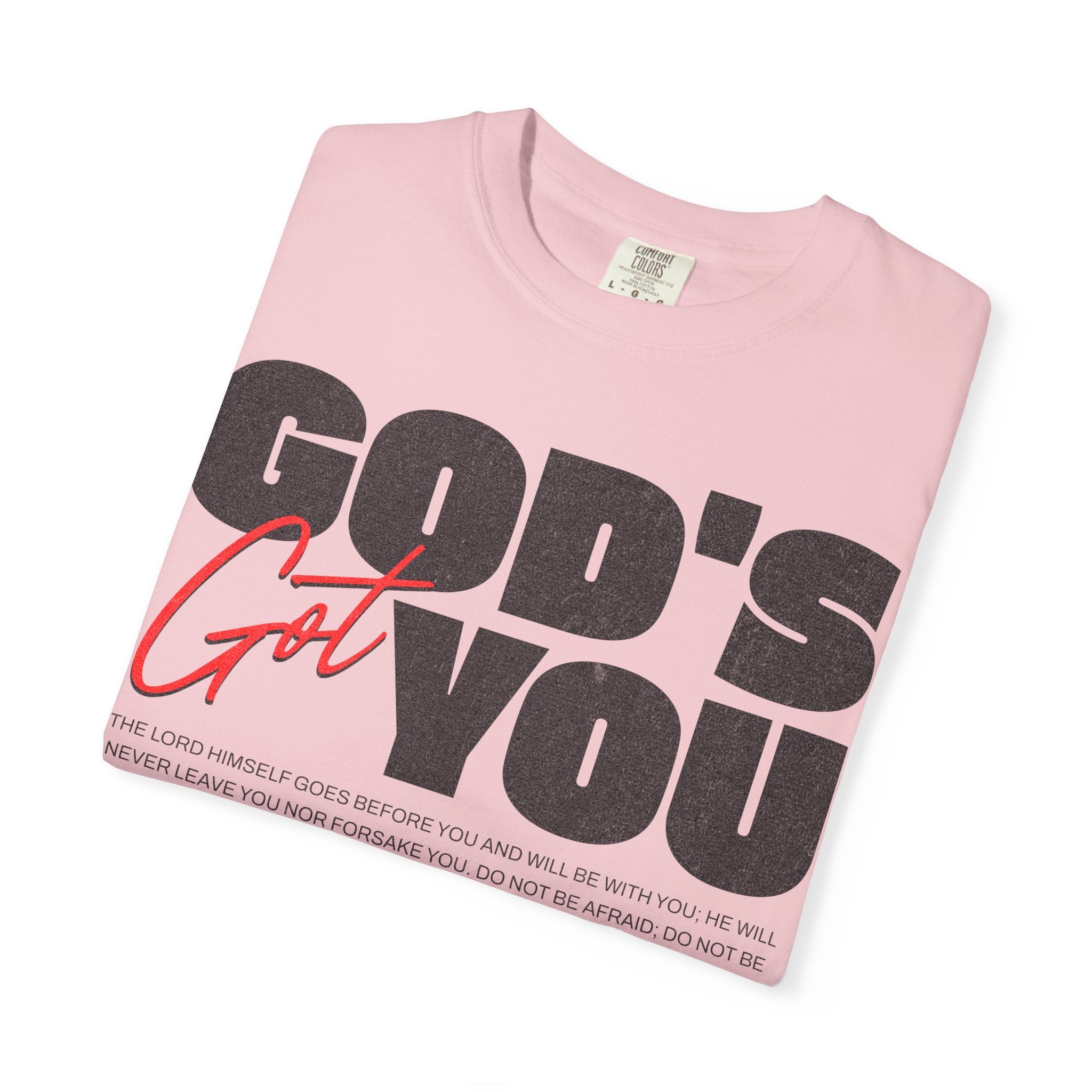 God’s Got You™ – Inspirational Christian Faith T-Shirt
Unisex Garment-Dyed T-shirt