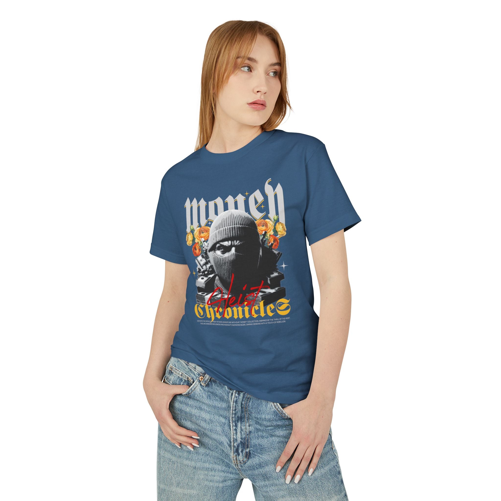 NewryB$ "Heist Chronicles" / Unisex Garment-Dyed Heavyweight Cotton Tee
