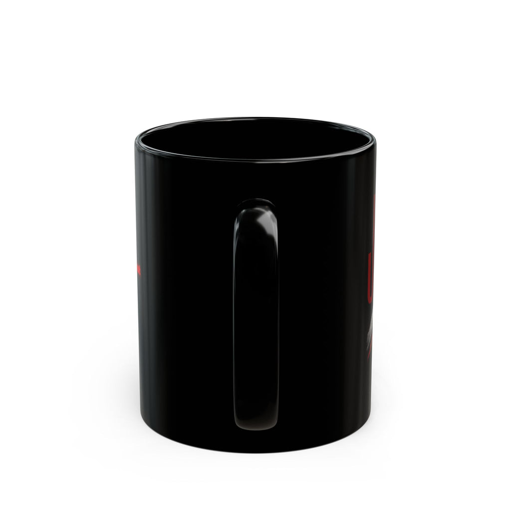 Black Coffee Mug — Christian Scripture 'If they drink any deadly thing, it shall not hurt them' (Mark 16:18)