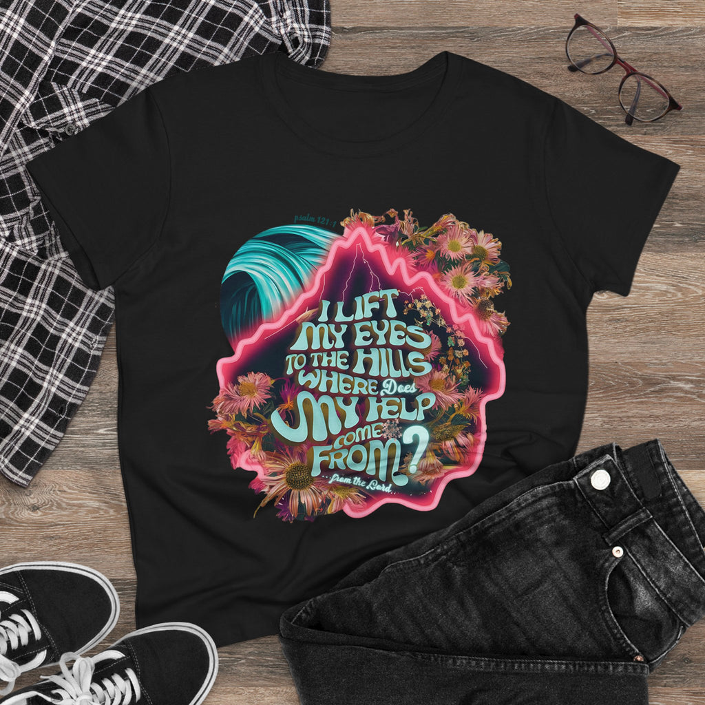Help coming from the Lord
Women's Midweight Cotton Tee