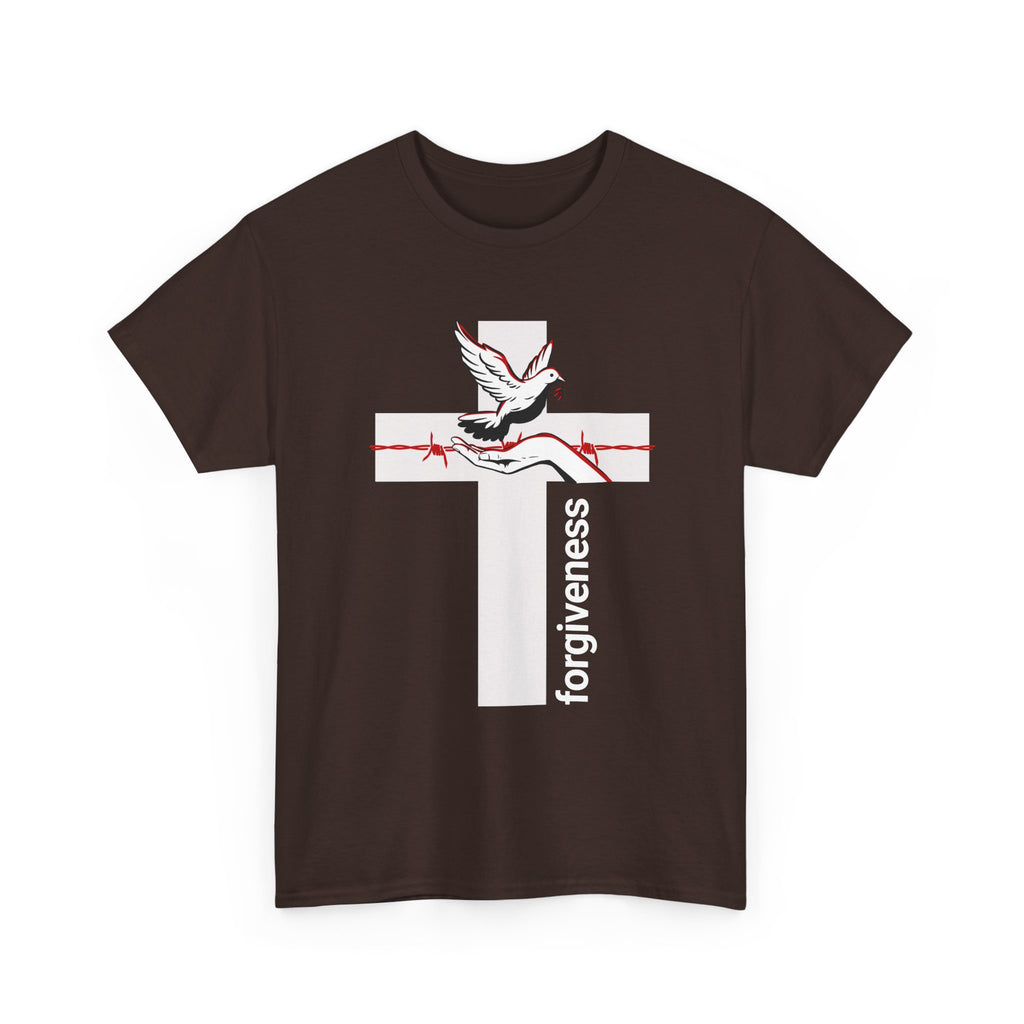 Forgiveness Cross T-Shirt — Dove & Rose Christian Faith Tee