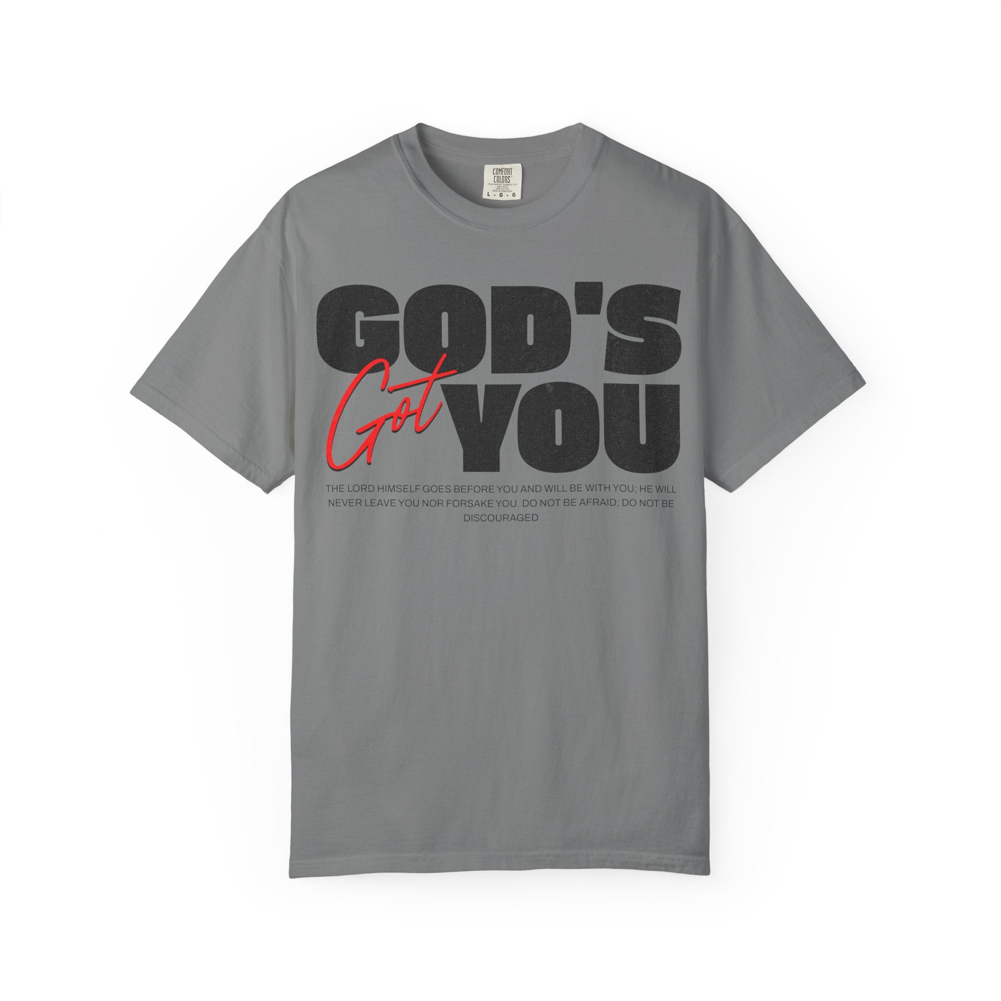 God’s Got You™ – Inspirational Christian Faith T-Shirt
Unisex Garment-Dyed T-shirt