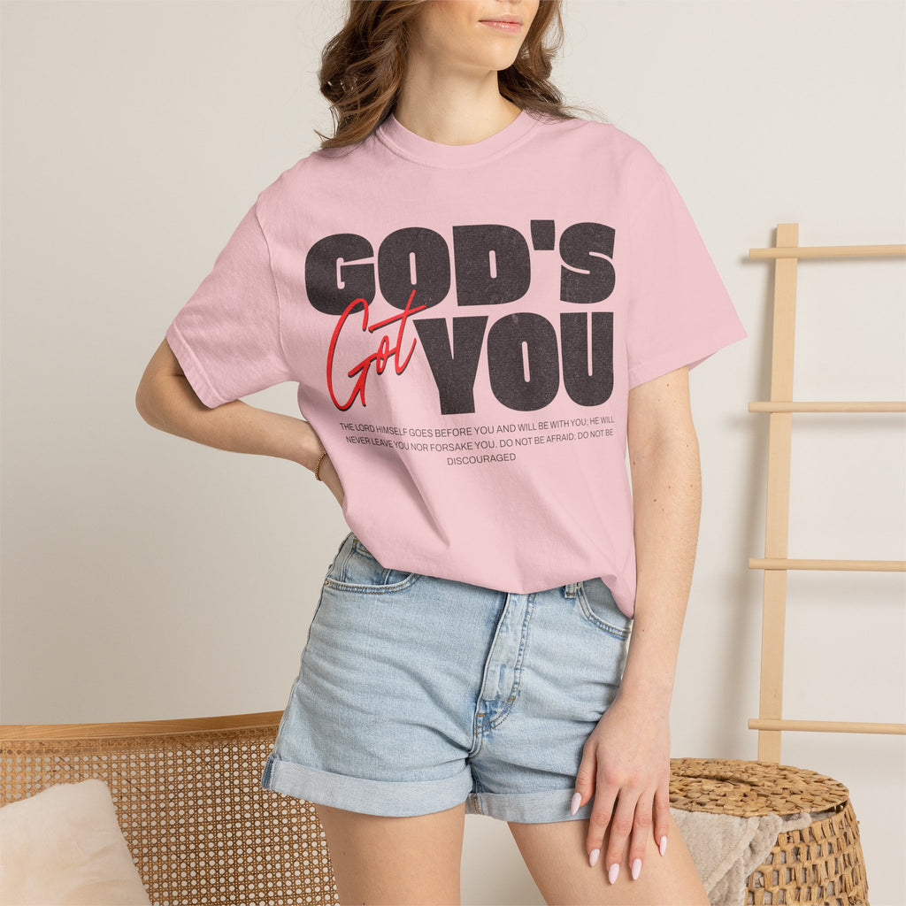 God’s Got You™ – Inspirational Christian Faith T-Shirt
Unisex Garment-Dyed T-shirt