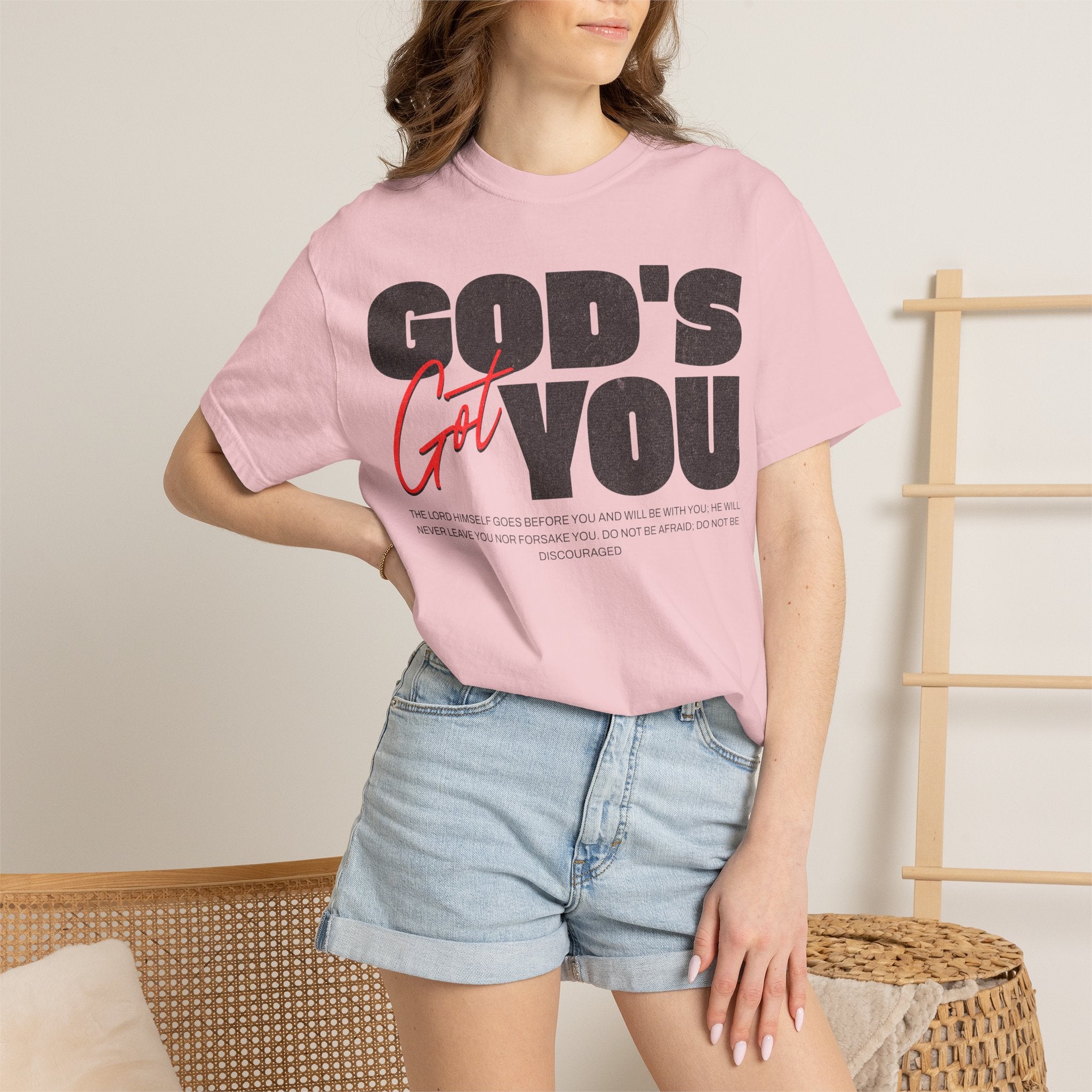 God’s Got You™ – Inspirational Christian Faith T-Shirt
Unisex Garment-Dyed T-shirt