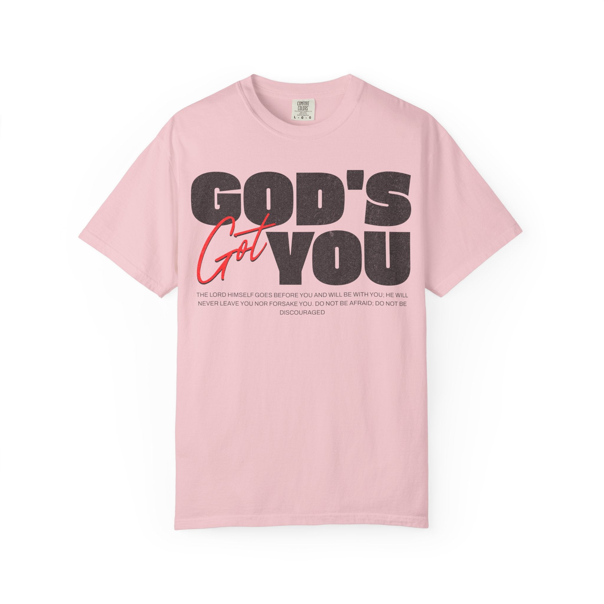 God’s Got You™ – Inspirational Christian Faith T-Shirt
Unisex Garment-Dyed T-shirt
