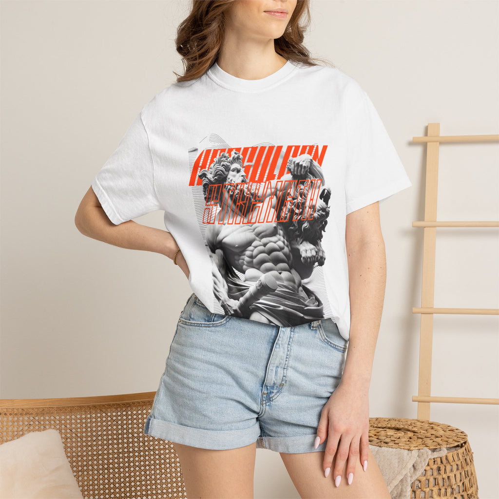 Unleash the power within 
Unisex Garment-Dyed T-shirt