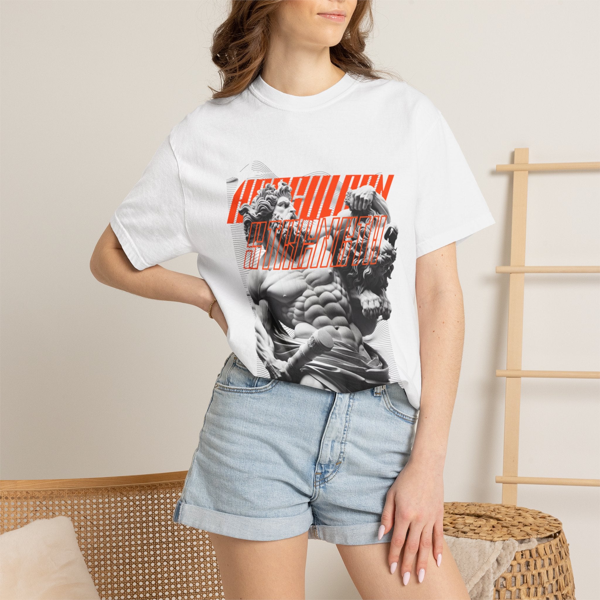 Unleash the power within 
Unisex Garment-Dyed T-shirt
