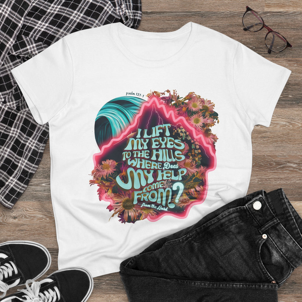 Help coming from the Lord
Women's Midweight Cotton Tee