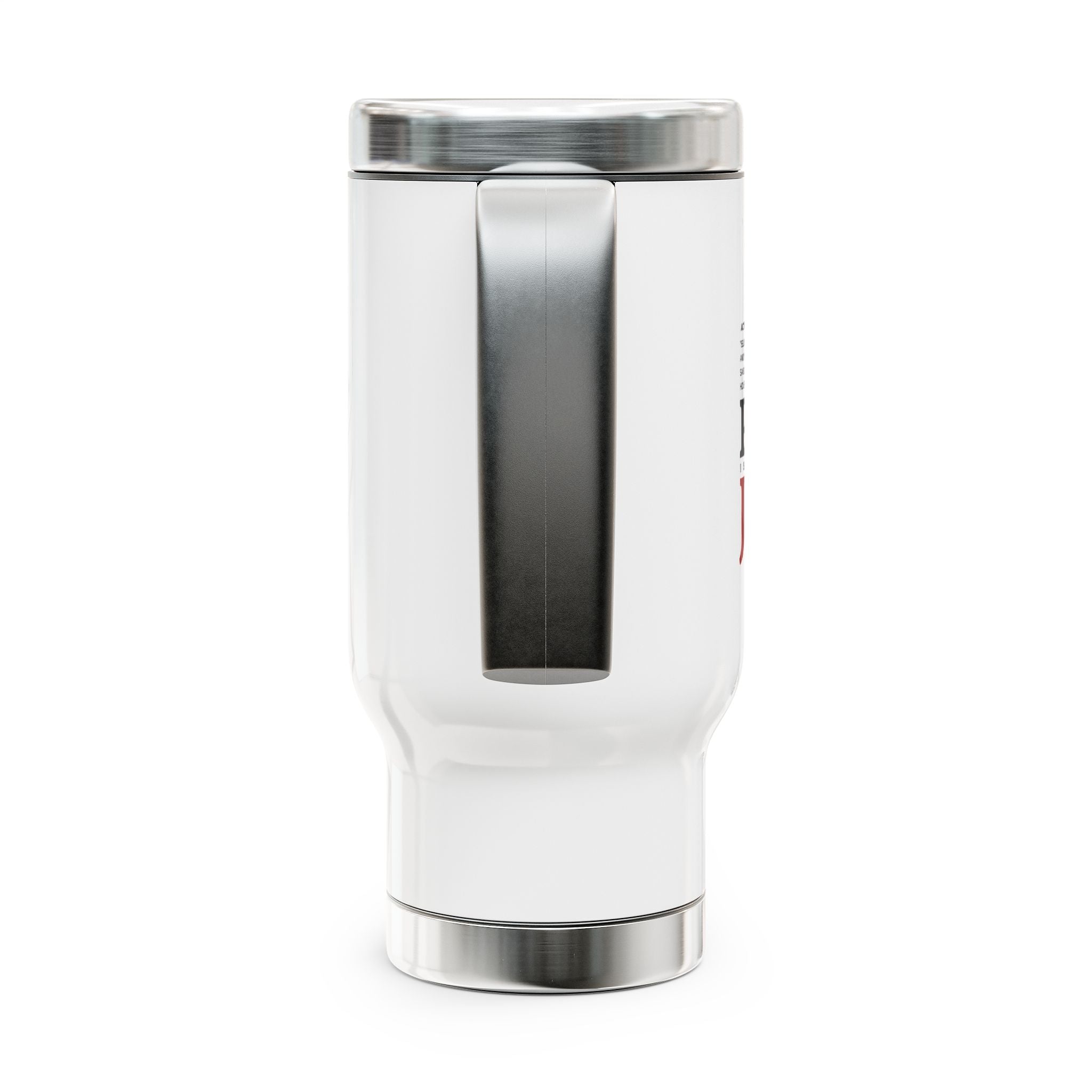 Faith Is Believing In Jesus Stainless Steel Travel Mug – 14oz Christian Handle Tumbler