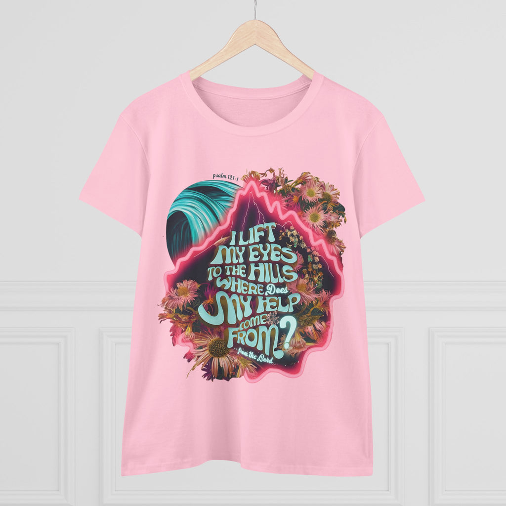 Help coming from the Lord
Women's Midweight Cotton Tee