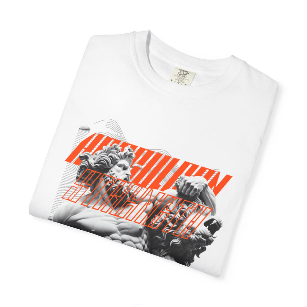 Unleash the power within 
Unisex Garment-Dyed T-shirt