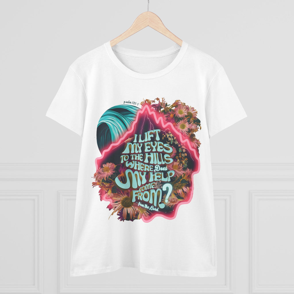 Help coming from the Lord
Women's Midweight Cotton Tee