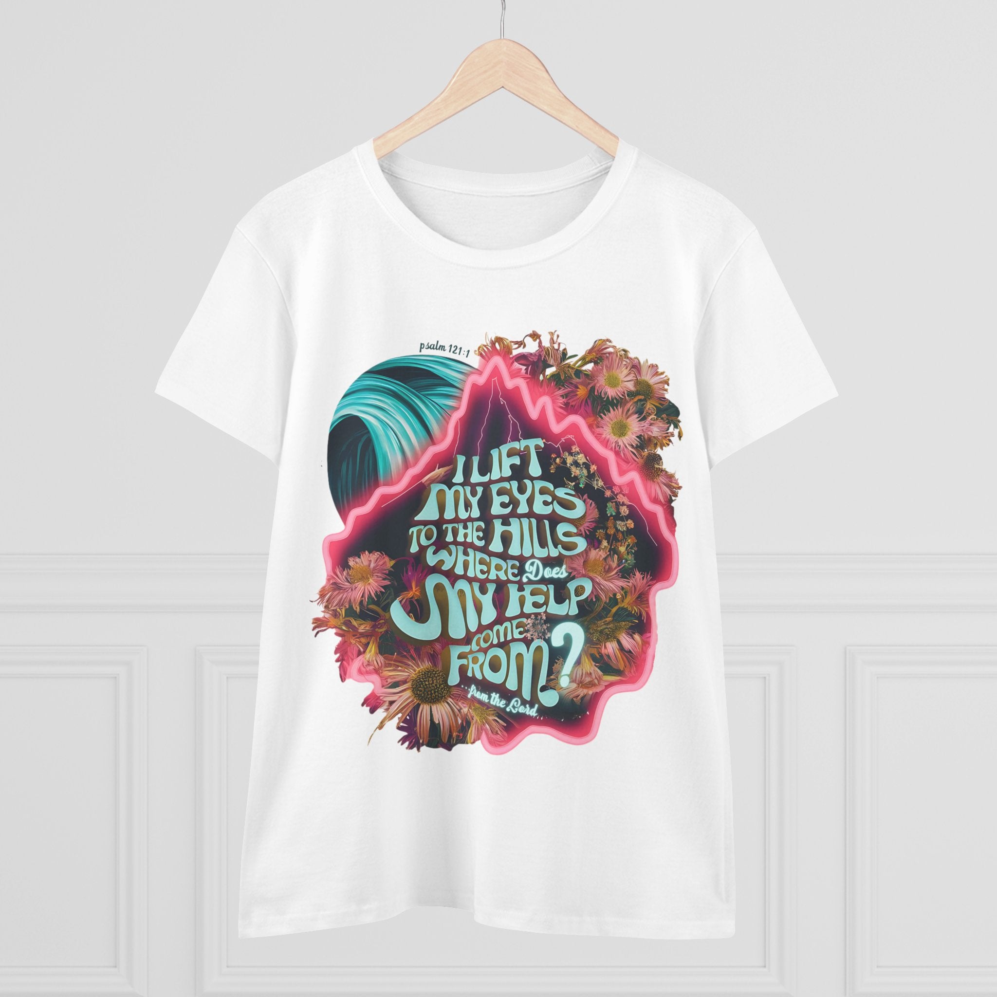 Help coming from the Lord
Women's Midweight Cotton Tee