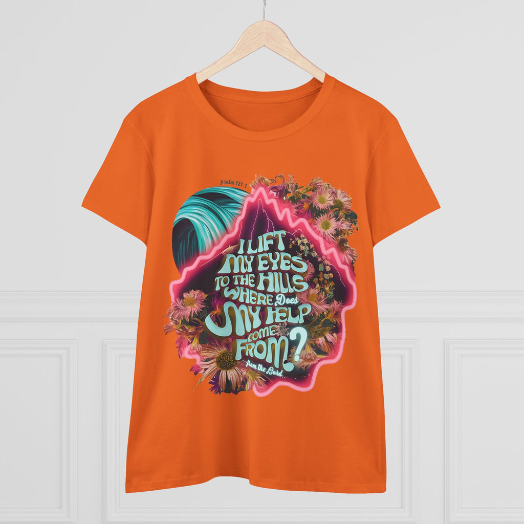 Help coming from the Lord
Women's Midweight Cotton Tee