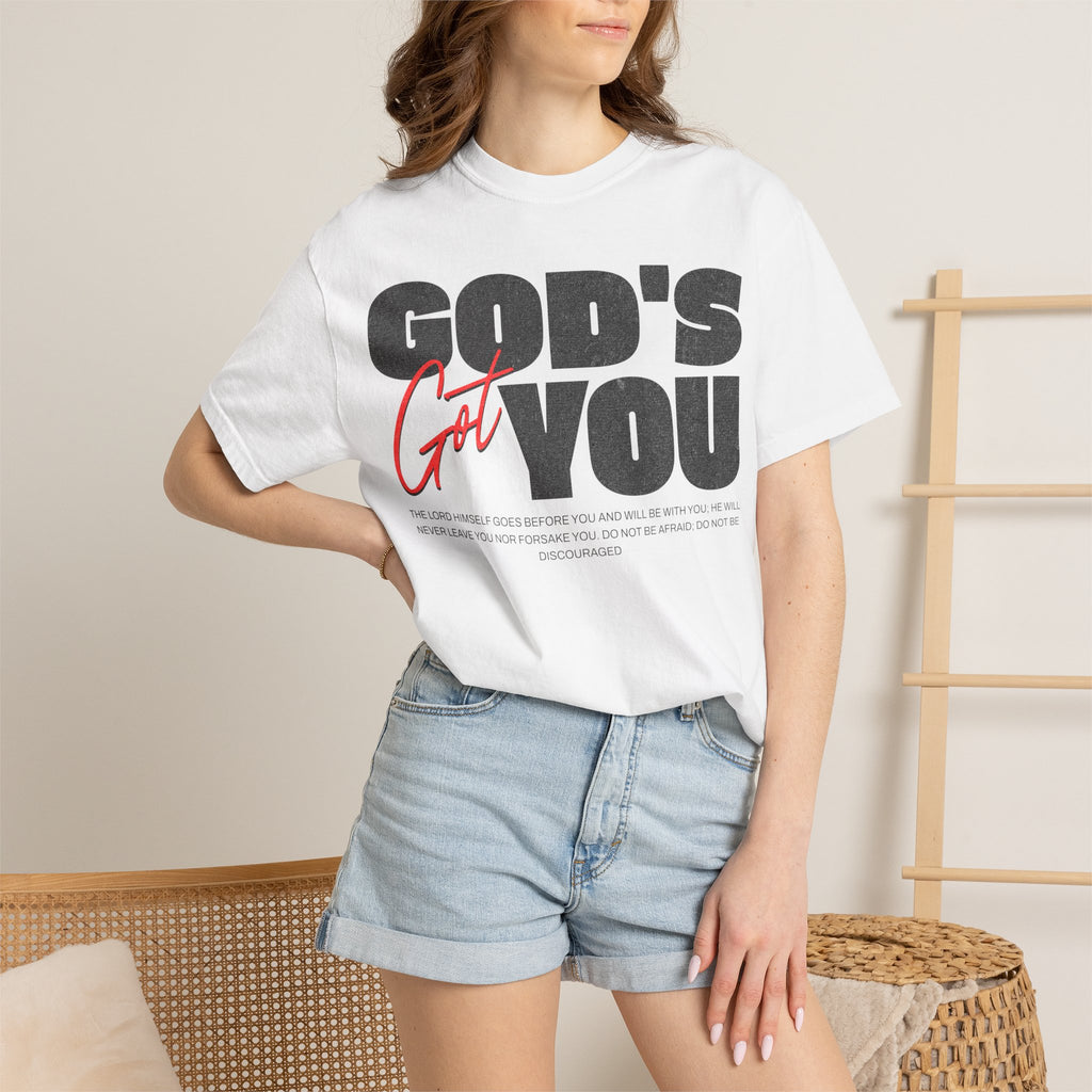 God’s Got You™ – Inspirational Christian Faith T-Shirt
Unisex Garment-Dyed T-shirt
