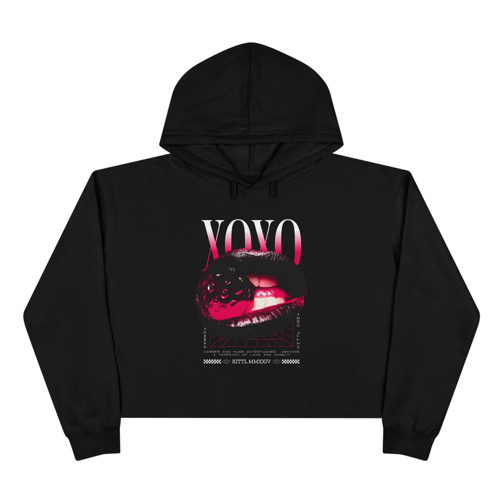 XOXO Crop Hoodie