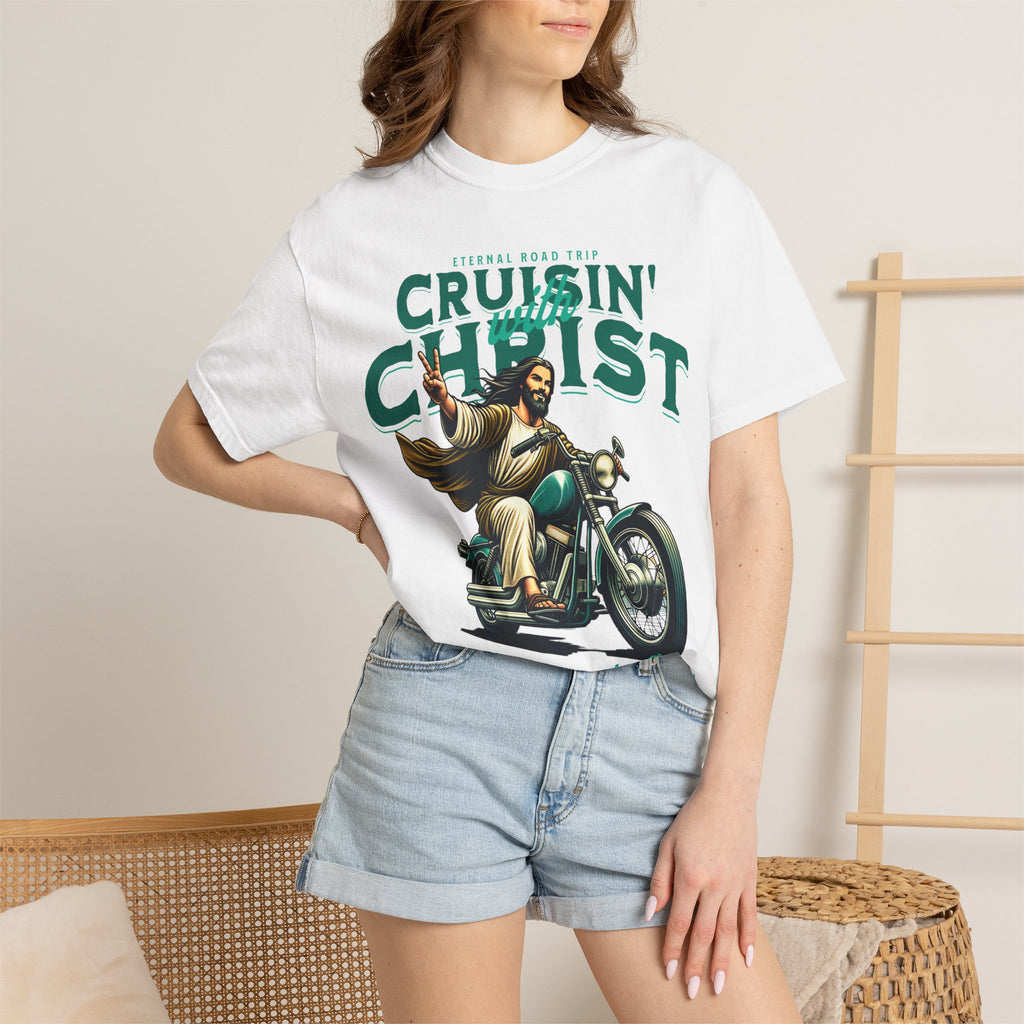 Cruisin’ with Christ™ – The Ultimate Ride Christian Graphic T-Shirt