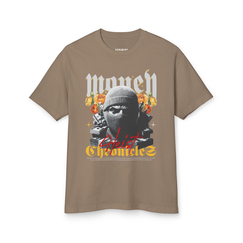 NewryB$ "Heist Chronicles" / Unisex Garment-Dyed Heavyweight Cotton Tee