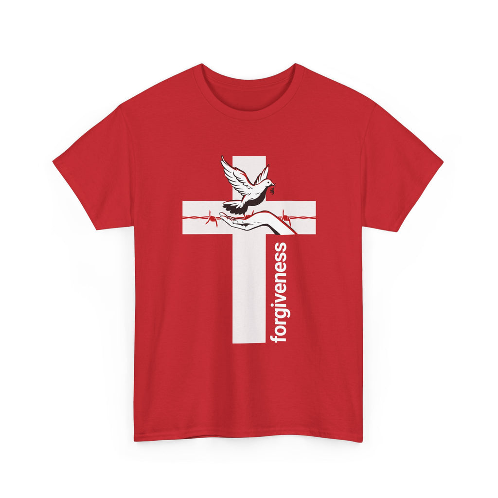Forgiveness Cross T-Shirt — Dove & Rose Christian Faith Tee