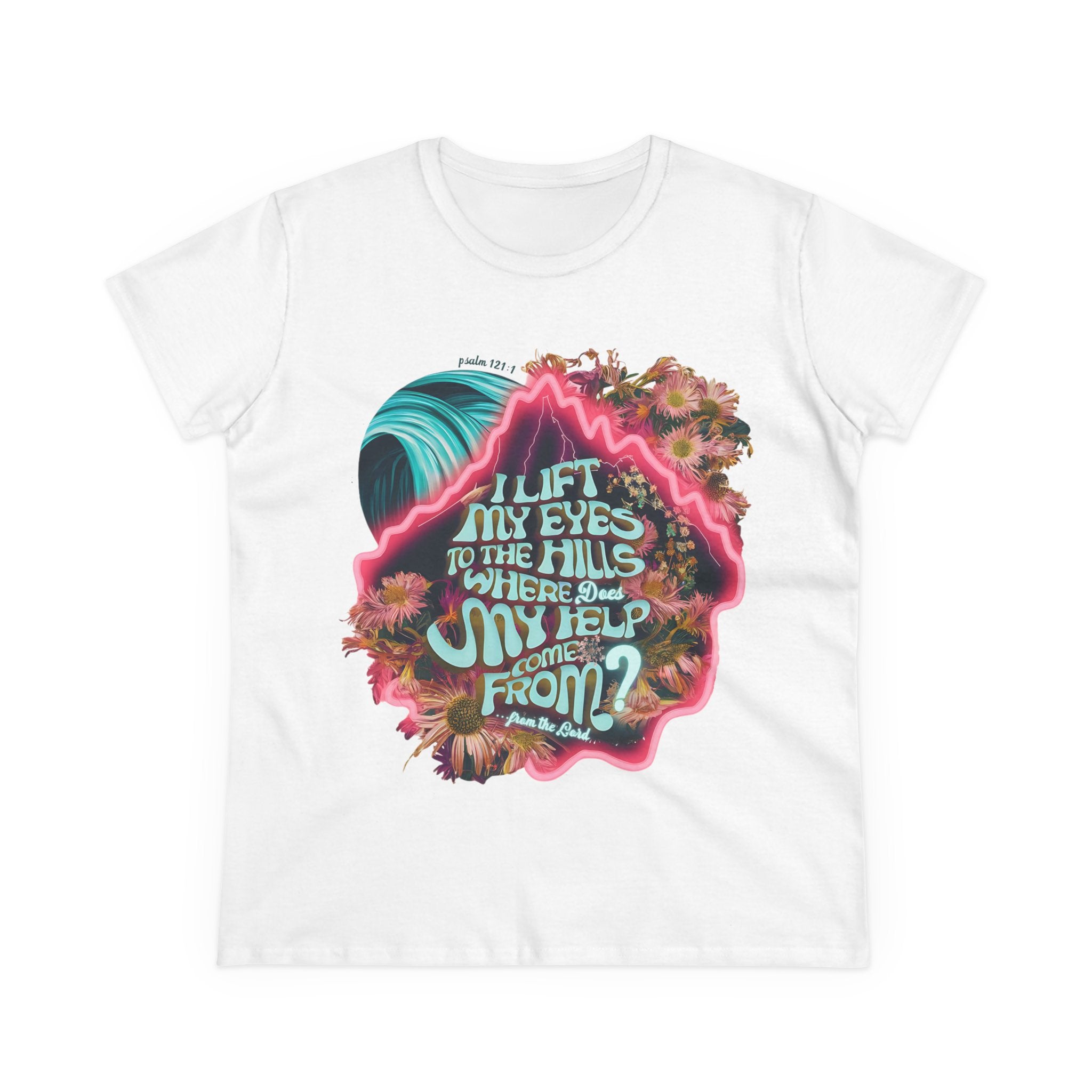 Help coming from the Lord
Women's Midweight Cotton Tee