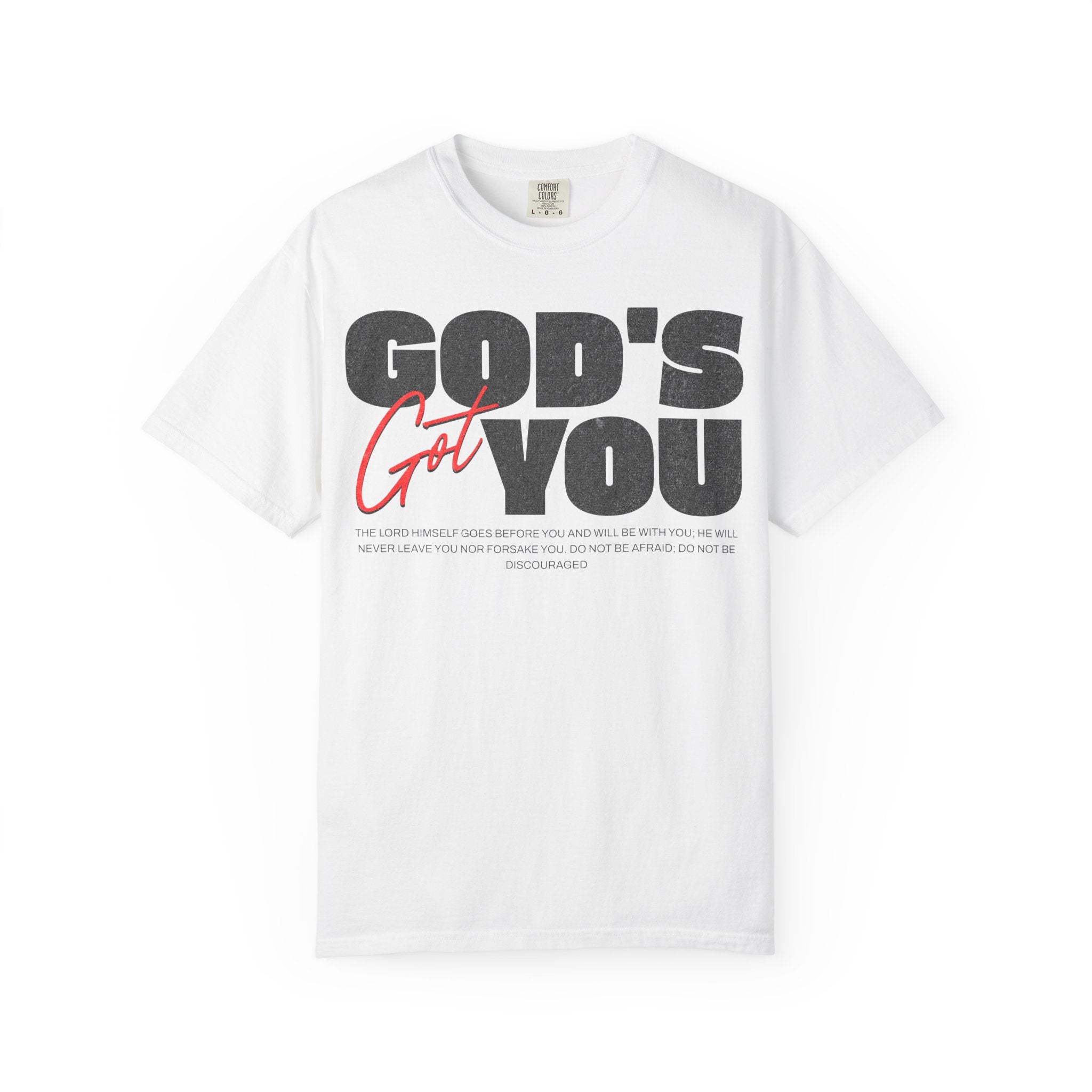 God’s Got You™ – Inspirational Christian Faith T-Shirt
Unisex Garment-Dyed T-shirt