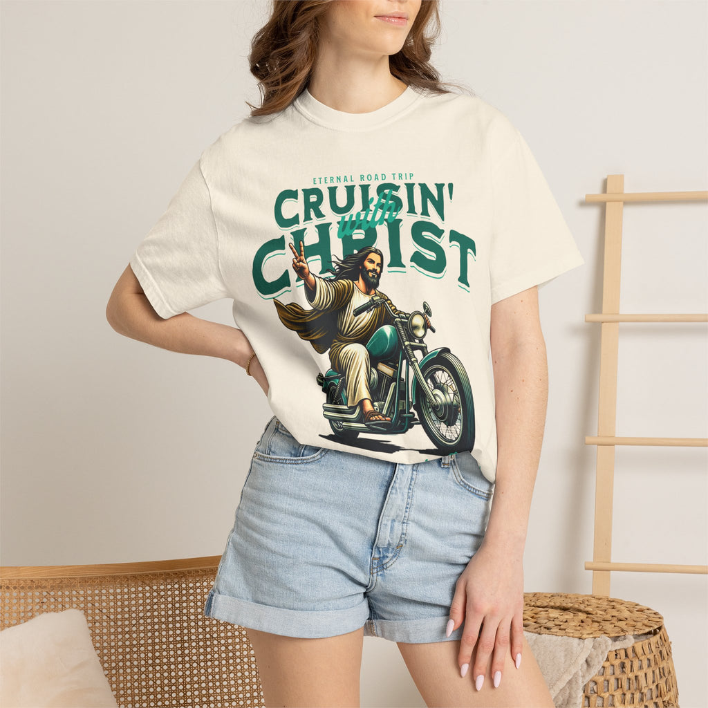 Cruisin’ with Christ™ – The Ultimate Ride Christian Graphic T-Shirt