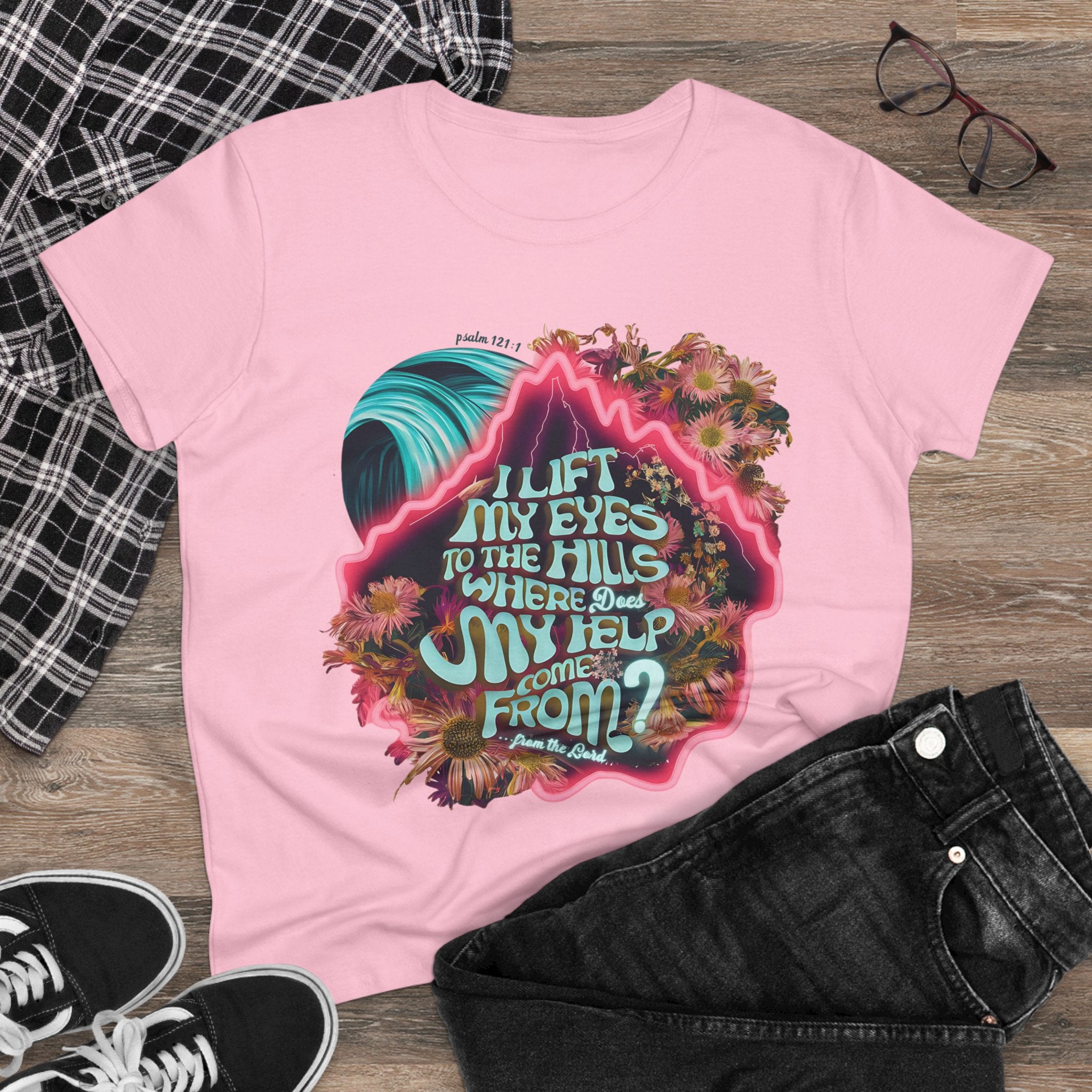 Help coming from the Lord
Women's Midweight Cotton Tee