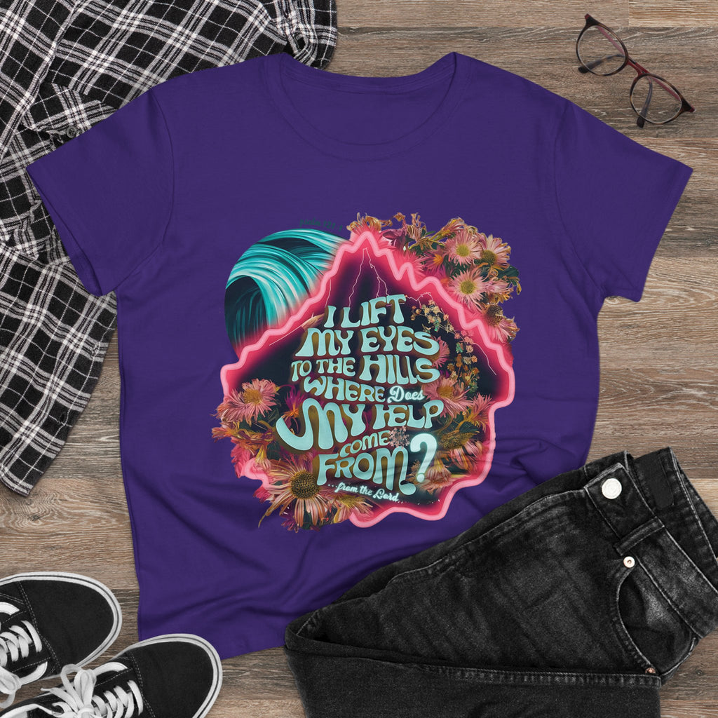 Help coming from the Lord
Women's Midweight Cotton Tee
