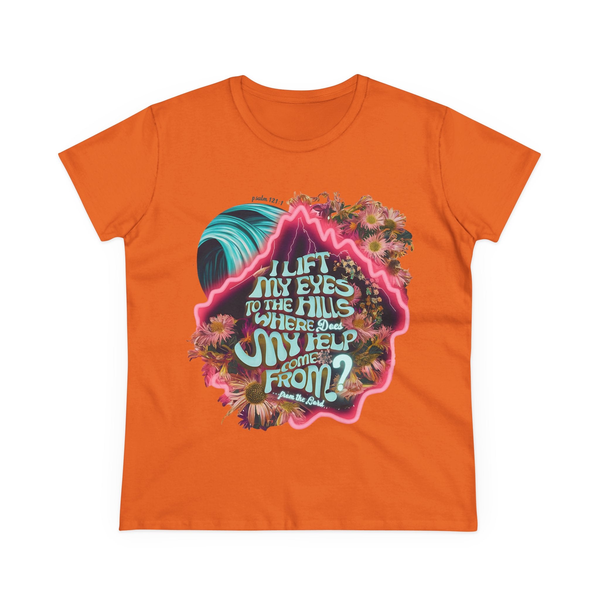 Help coming from the Lord
Women's Midweight Cotton Tee