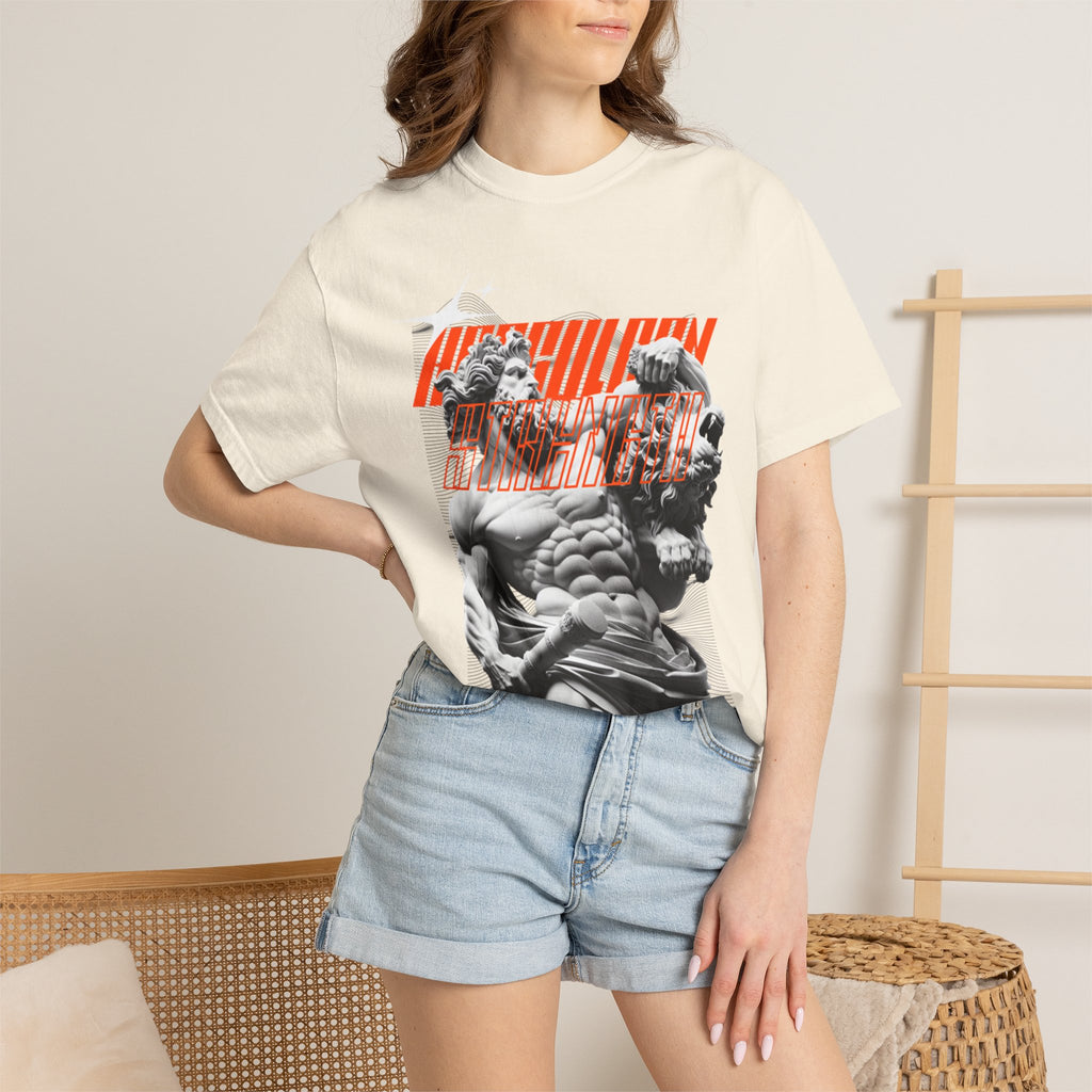 Unleash the power within 
Unisex Garment-Dyed T-shirt