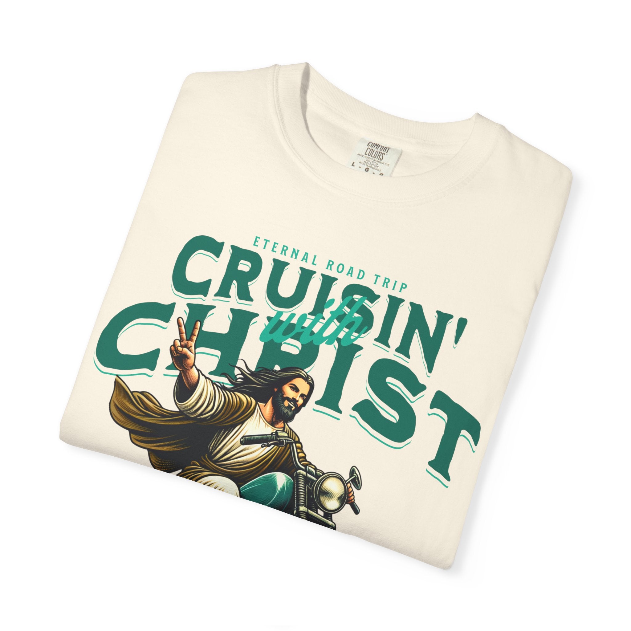 Cruisin’ with Christ™ – The Ultimate Ride Christian Graphic T-Shirt