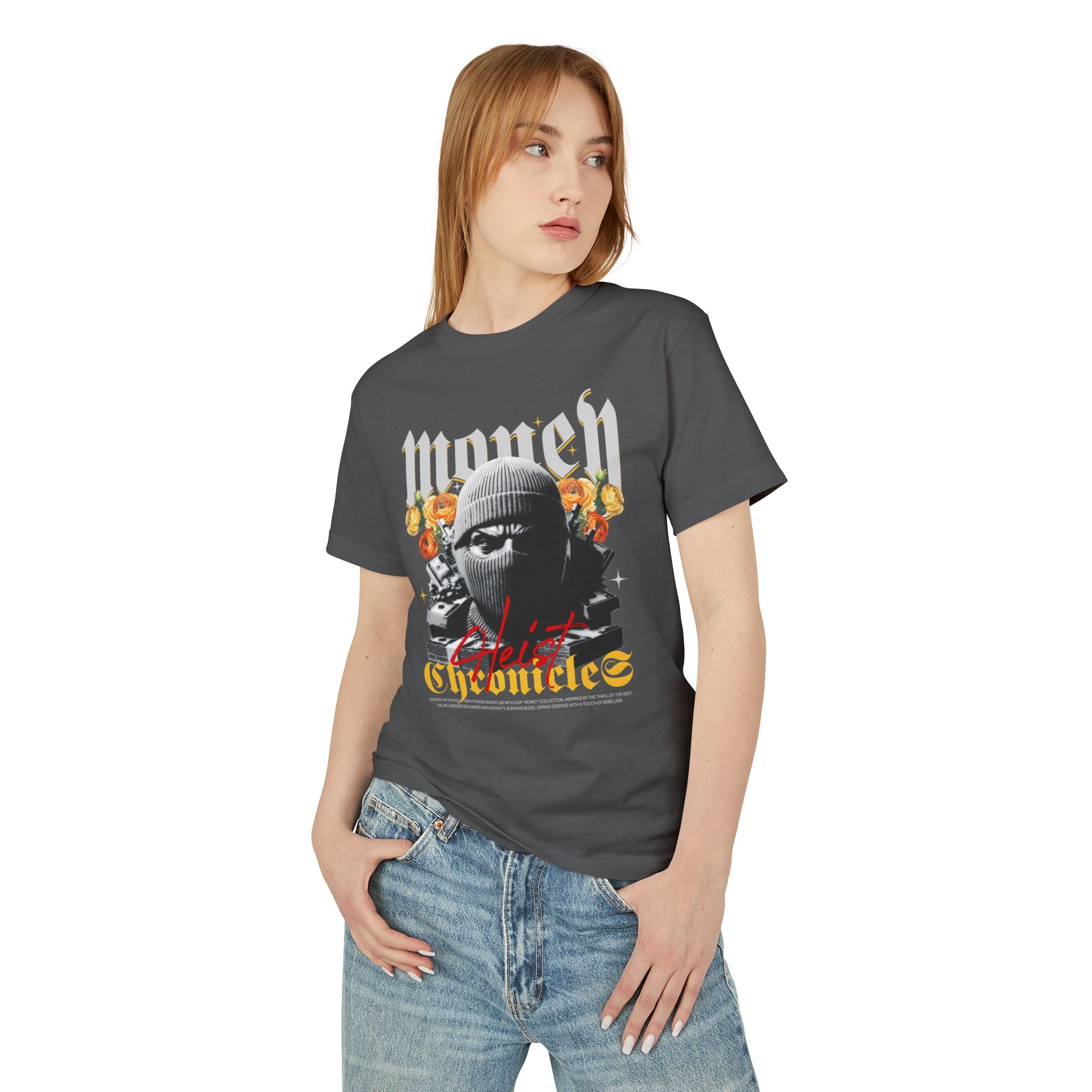 NewryB$ "Heist Chronicles" / Unisex Garment-Dyed Heavyweight Cotton Tee