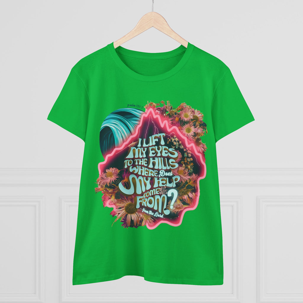 Help coming from the Lord
Women's Midweight Cotton Tee