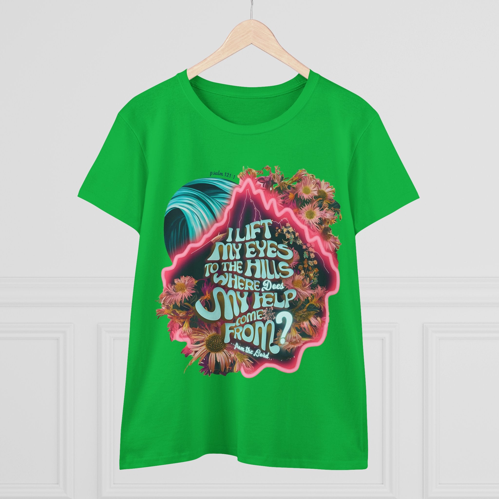 Help coming from the Lord
Women's Midweight Cotton Tee