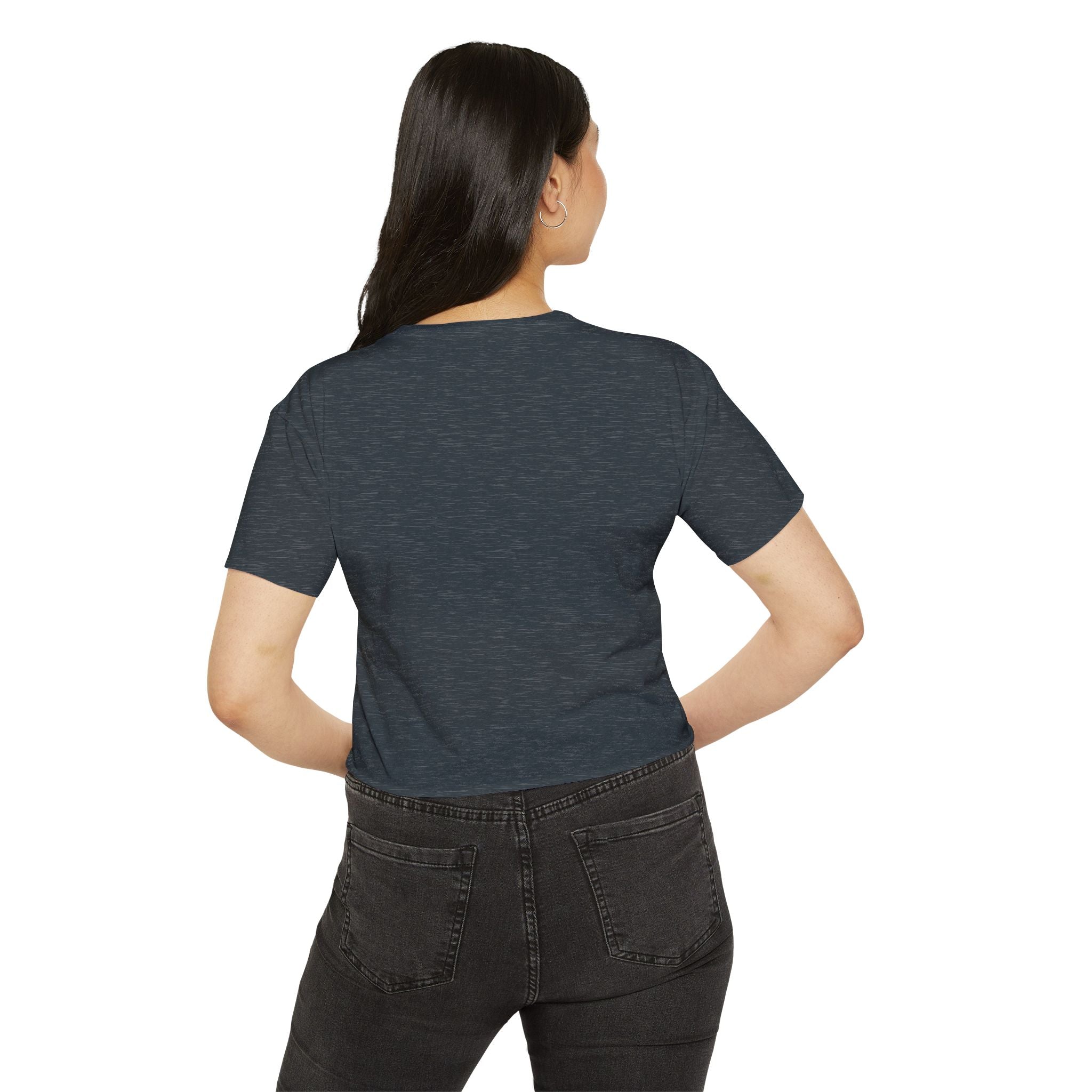 Festival Crop Top — 'Old Money' Graphic Lips & Cash Retro Women's Crop Tee