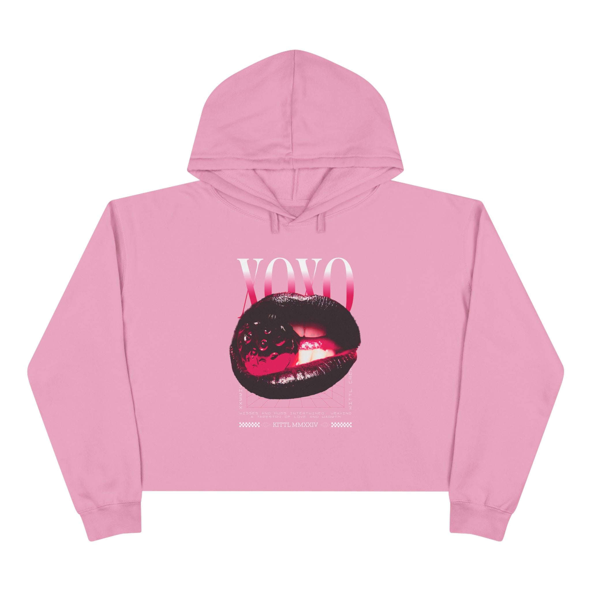 XOXO Crop Hoodie